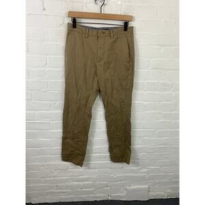 Banana Republic Men's Straight Leg Aiden Chino Pants Cotton Green Size 29/30